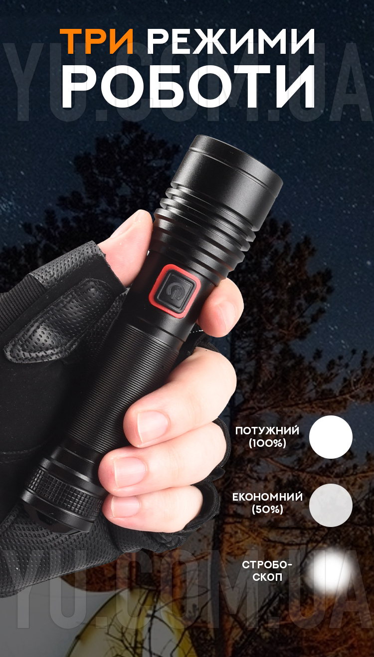 Компактний ручний ліхтарик BL P02-P50 Компактний ручний ліхтарик BL P02-P50